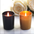 Haonai sprayed color glass candle holder glass candle cup